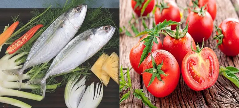 Nguyên liệu cho cách nấu cá bạc má kho cà chua chuẩn vị