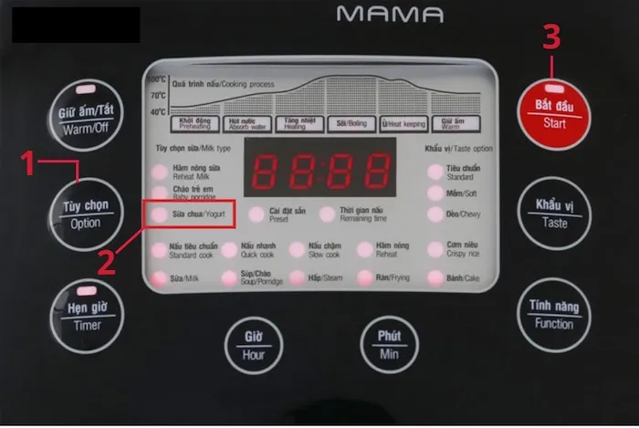 Sử dụng nồi cơm điện tử để ủ sữa chua một cách dễ dàng