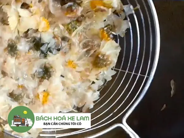 Cách nấu sâm bông cúc không bị chua