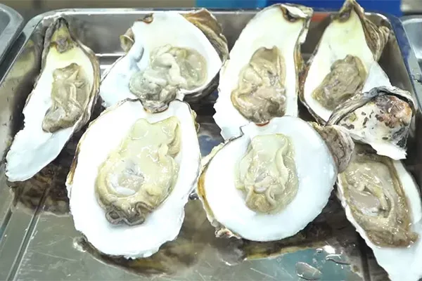 Lựa chọn hàu tươi ngon để món cháo thêm ngọt tự nhiên, đảm bảo dinh dưỡng