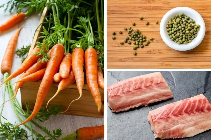 Cách nấu cháo cá bớp cho bé với cà rốt, đậu xanh