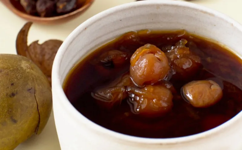 Trà la hán quả và nhãn khô