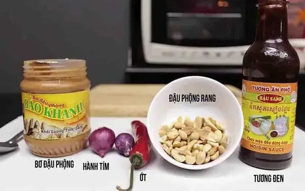 Tương gỏi cuốn đậm đà ăn kèm gỏi cuốn tươi ngon