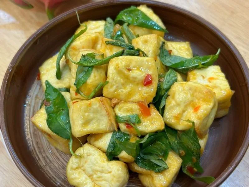 Cây rau răm nấu món gì qua món đậu bóp đơn giản