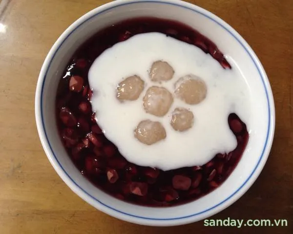 Chè bột sắn dây bắp (ngô) tím thơm ngon bổ dưỡng