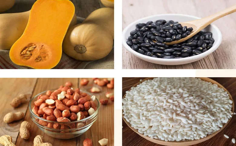 Nguyên liệu cần thiết để nấu chè bí đỏ đậu đen