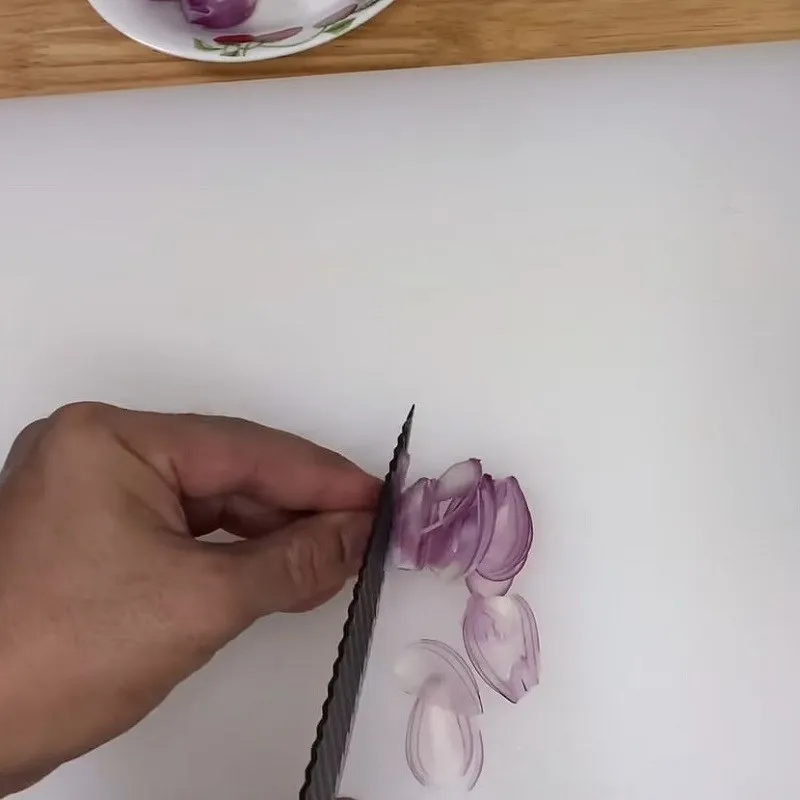 Hình ảnh hành tím đã được ngâm trong nước giấm đường chua ngọt