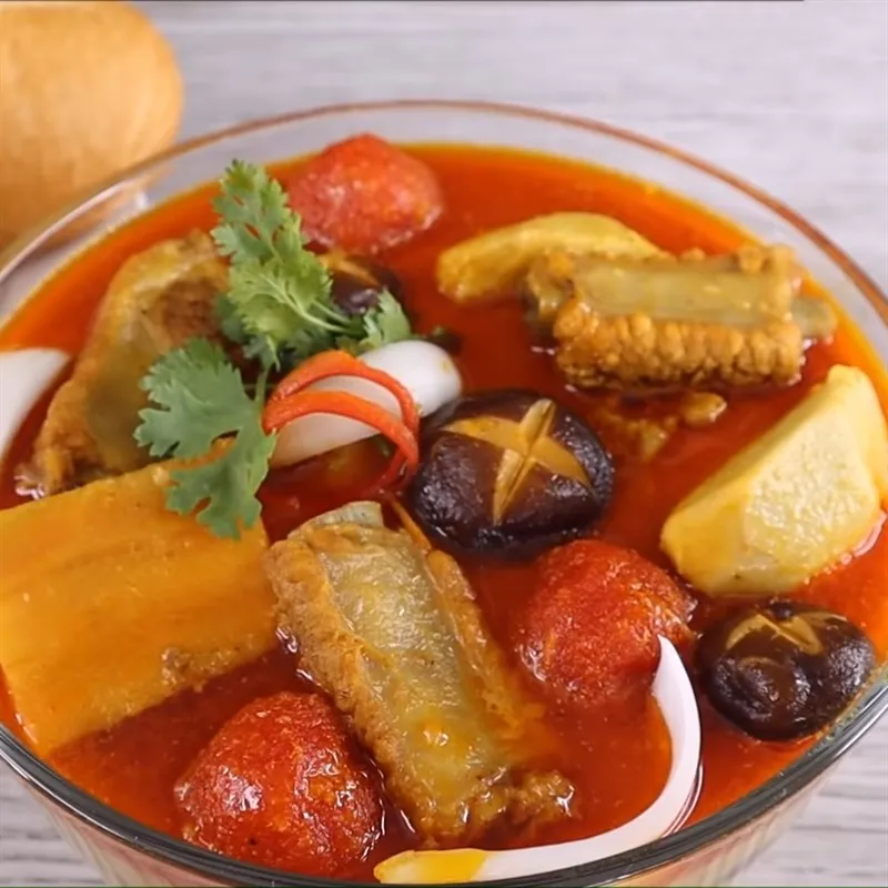 Bước 9 Thành phẩm Cà ri sườn heo