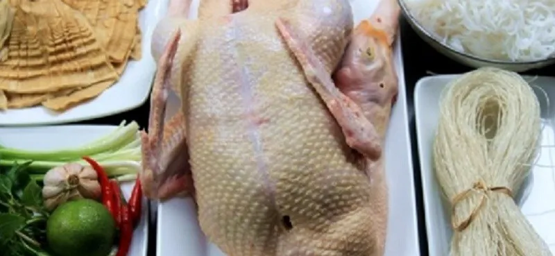 Nguyên liệu chuẩn bị cho cách nấu miến nước ngon tại nhà