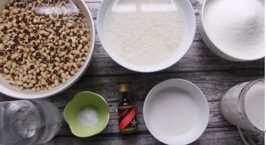 Nguyên liệu nấu chè đậu trắng