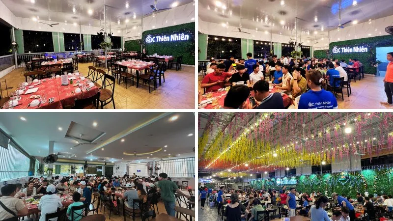 Ốc Thiên Nhiên sở hữu không gian rộng rãi, thoáng mát