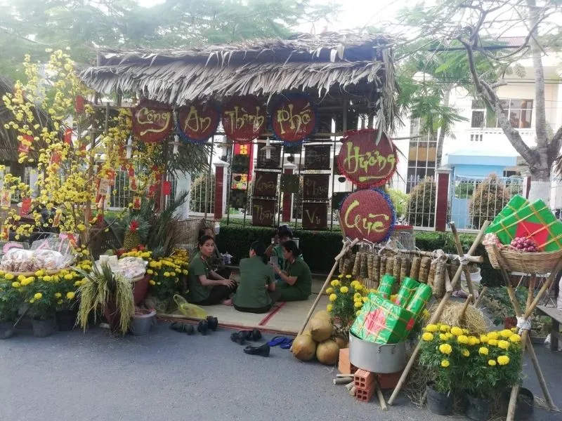 Nét đẹp truyền thống của gian hàng ẩm thực Tết 2026