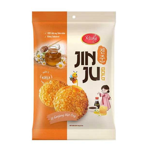 Tổng quan về nhãn hàng Bánh Gạo Jinju Richy