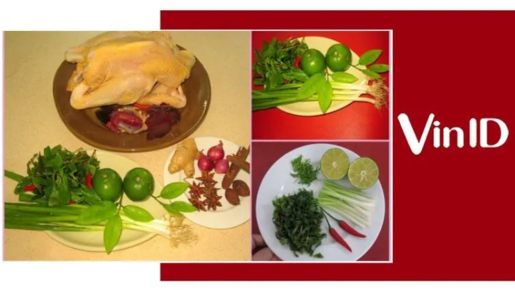 Nguyên liệu nấu bún gà sa tế