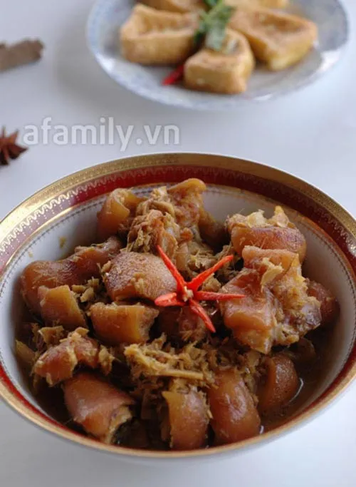 Cách nấu giả cầy thịt lợn hấp dẫn với chân giò heo