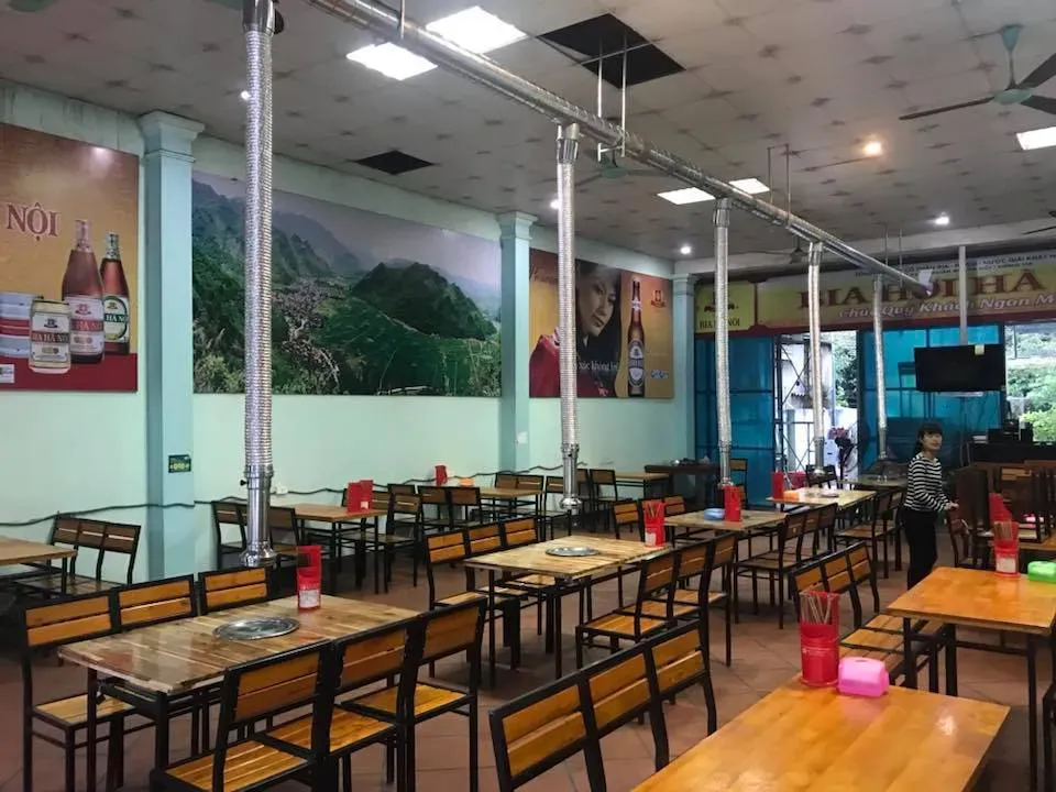 Không gian thoáng đãng của nhà hàng