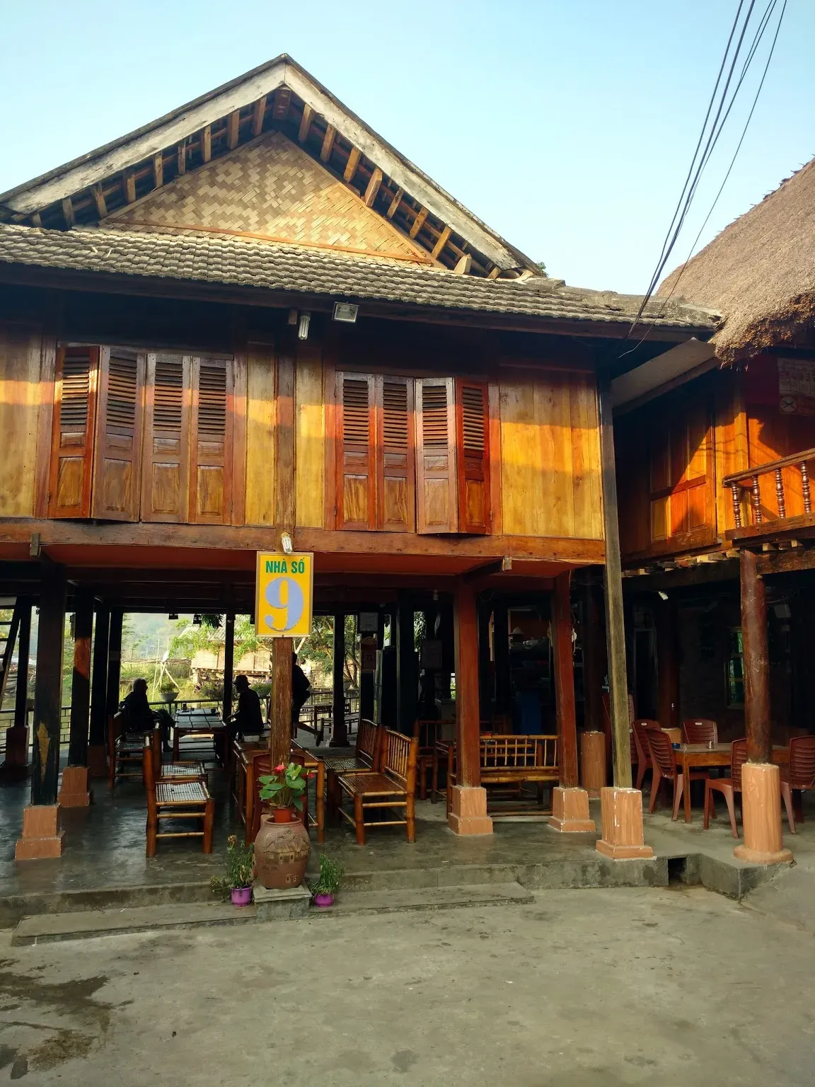 Thiết kế giản dị của Nhà sàn số 9 Mai Châu