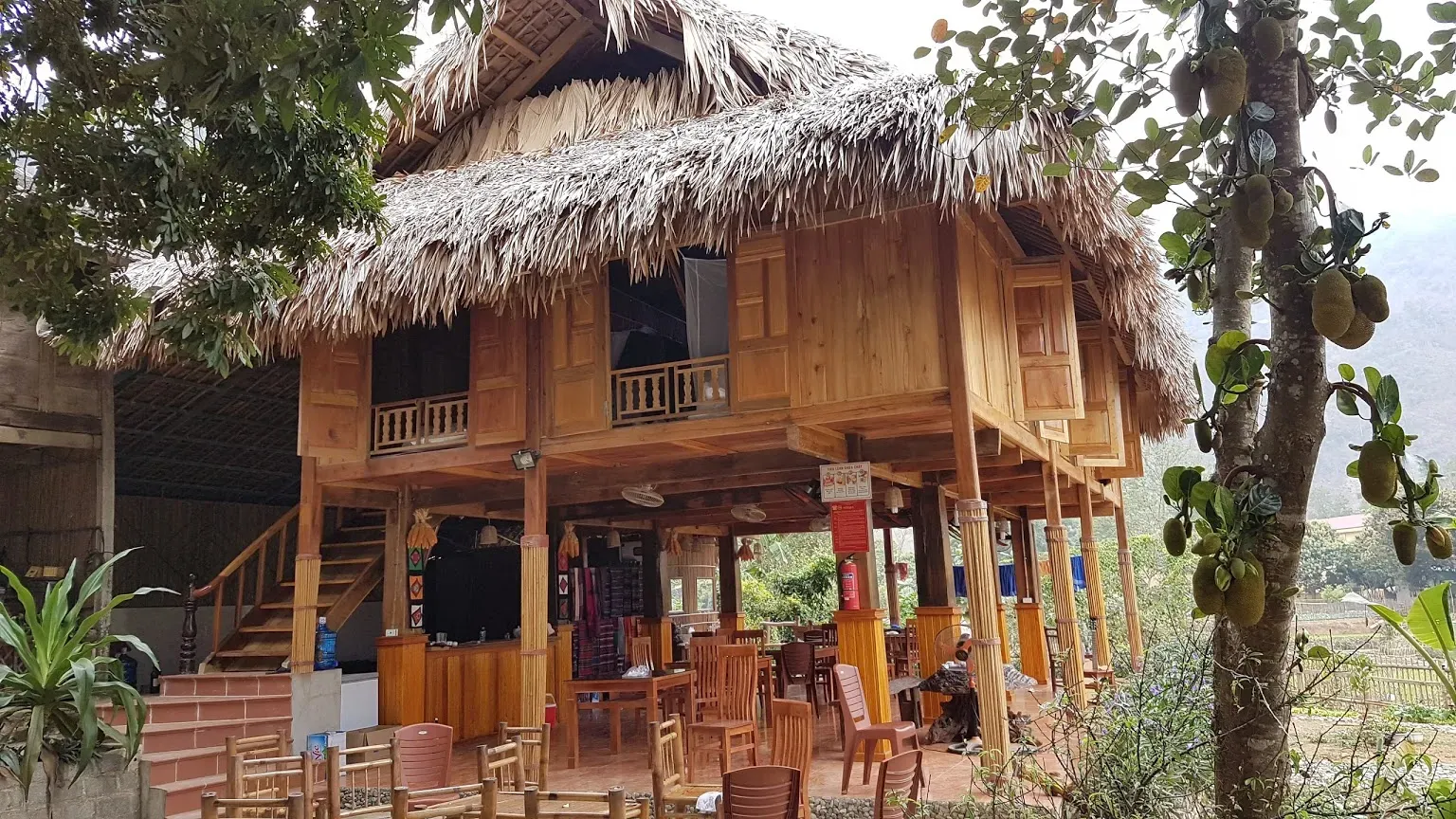 Thiết kế nhà sàn của Thuyết Nhung Homestay