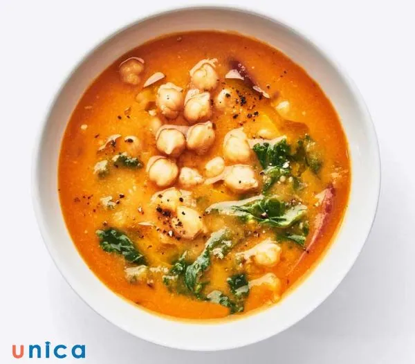 Cháo đậu gà nấm rơm giàu sắt và protein thực vật quý giá