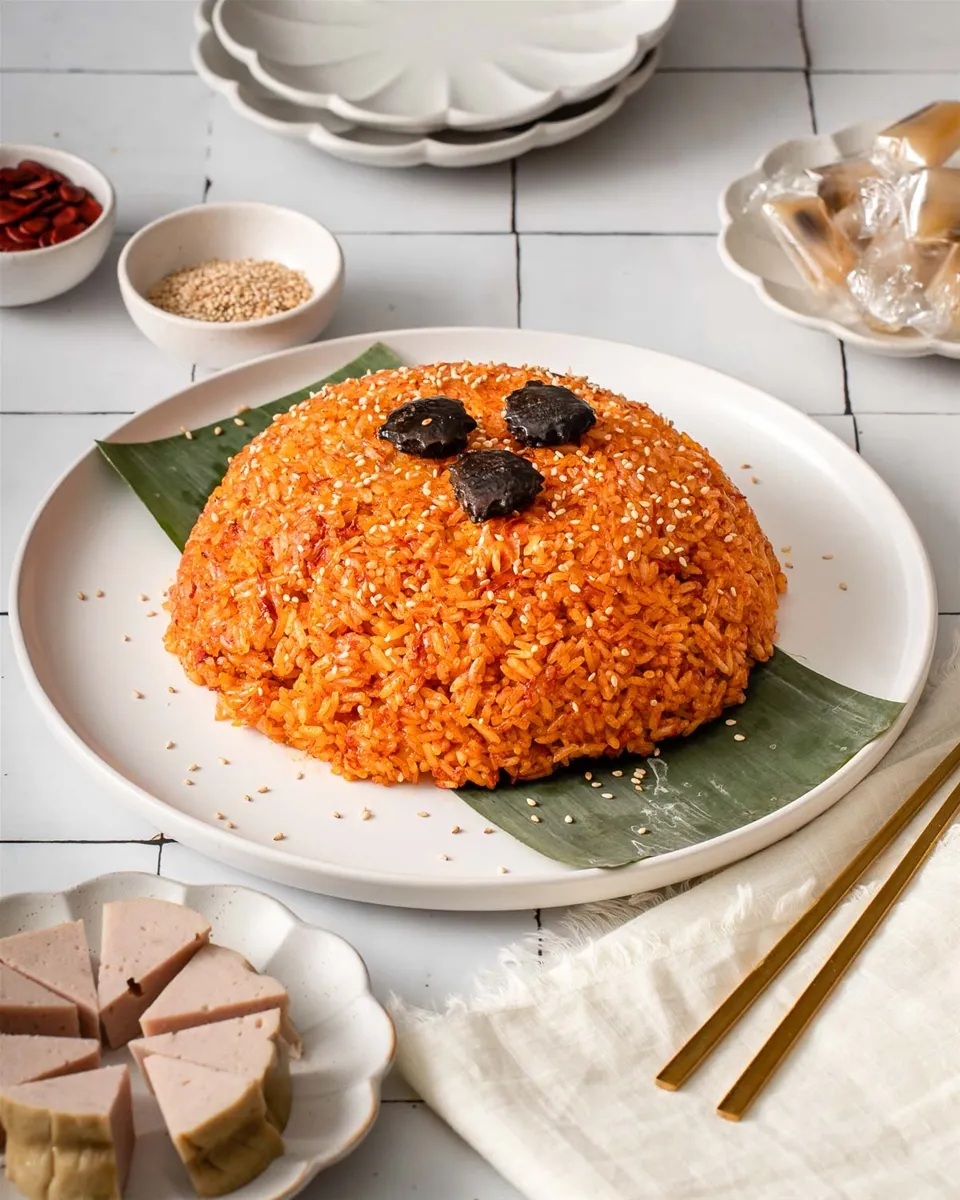 Hướng dẫn cách nấu xôi gấc bằng nồi cơm điện dẻo ngon tại nhà