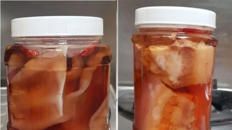 Cách bảo quản thịt heo muối trong hũ thủy tinh