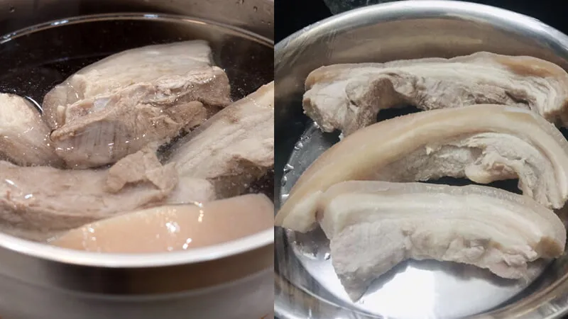 Kỹ thuật luộc thịt với rượu trắng