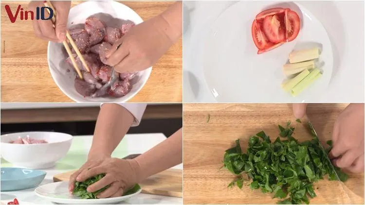 Sơ chế ếch sạch