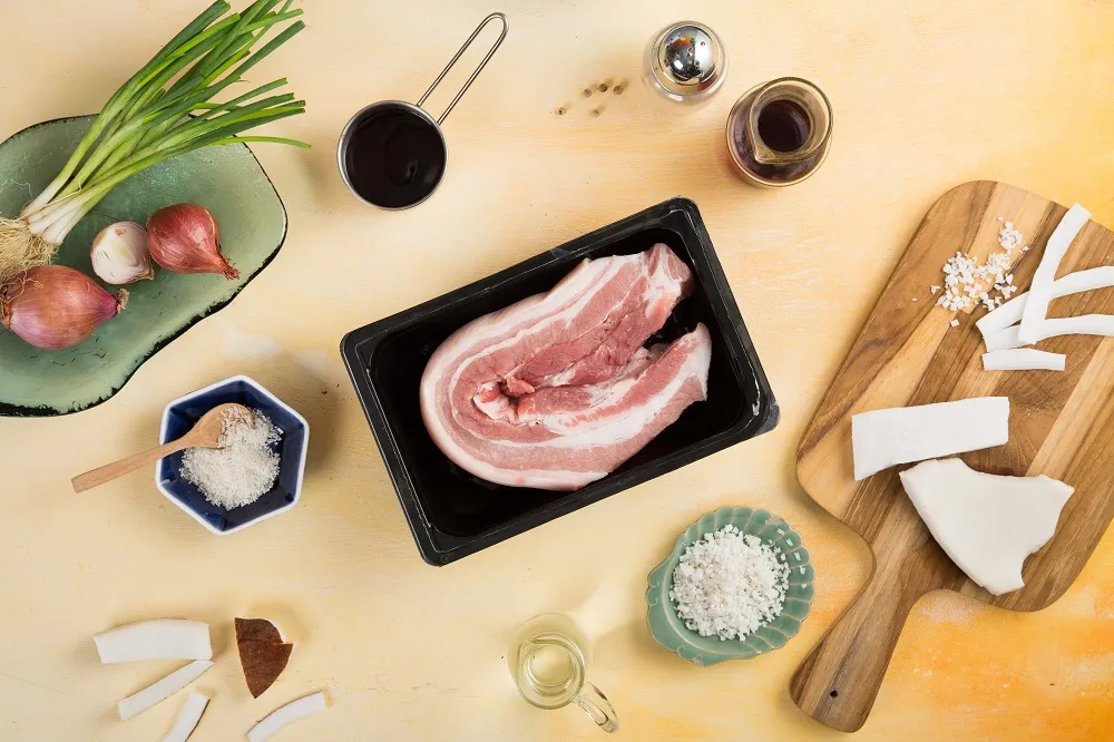 Nguyên liệu luộc thịt heo ngon bằng thịt sạch MeatDeli