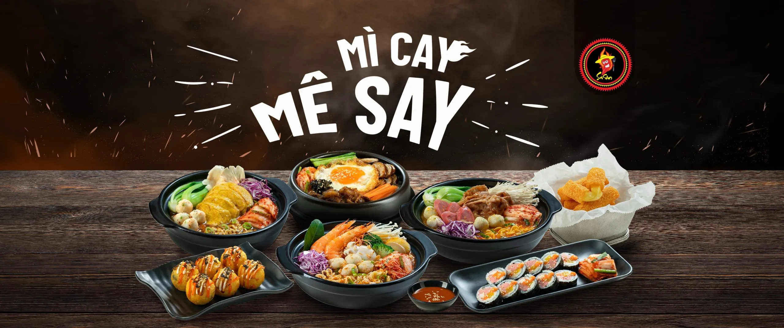 Trải nghiệm vị cay đa dạng tại Mì Cay Sasin