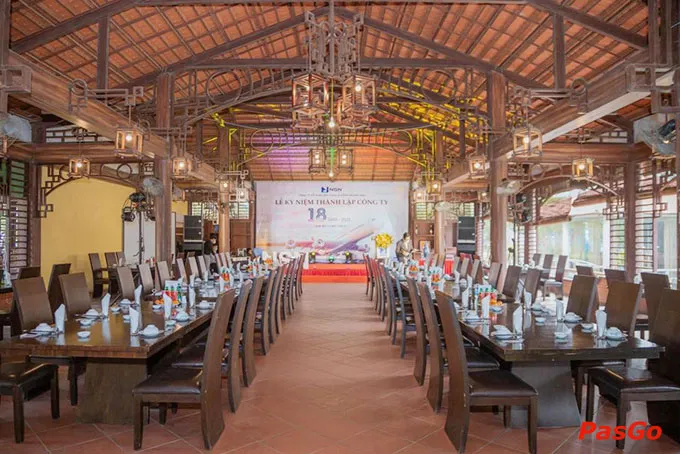 Không gian xanh mát tại Kim Long Garden