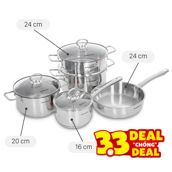 Lựa chọn quánh inox chất lượng giúp việc làm sốt dễ dàng hơn