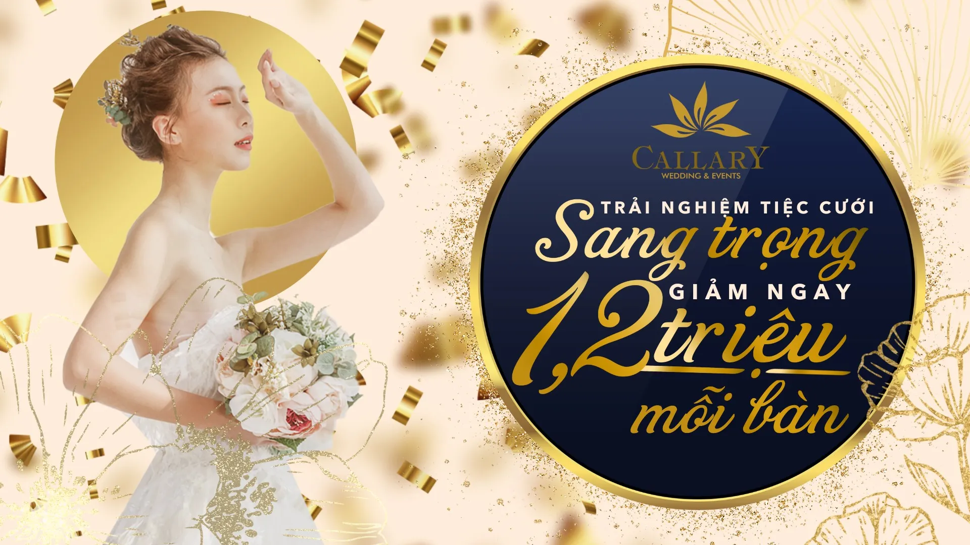 Cùng trải nghiệm đẳng cấp tiệc cưới sang trọng chuẩn quốc tế