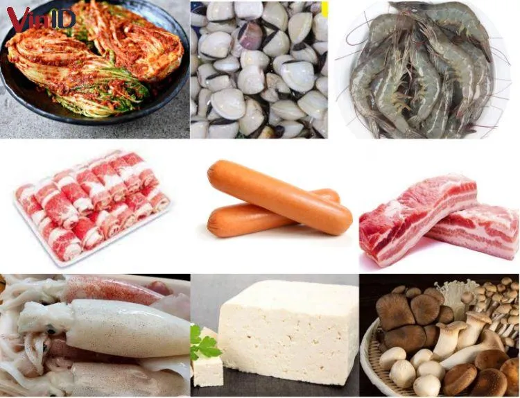 Nguyên liệu lẩu kim chi thập cẩm đầy đủ chuẩn vị Hàn