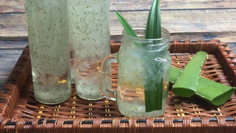 3 Cách Nấu Nha Đam Hạt Chia Đường Phèn Thơm Ngon, Thanh Nhiệt Cơ Thể