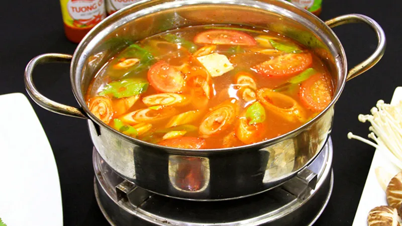 Món lẩu Thái tôm bò truyền thống thơm ngon