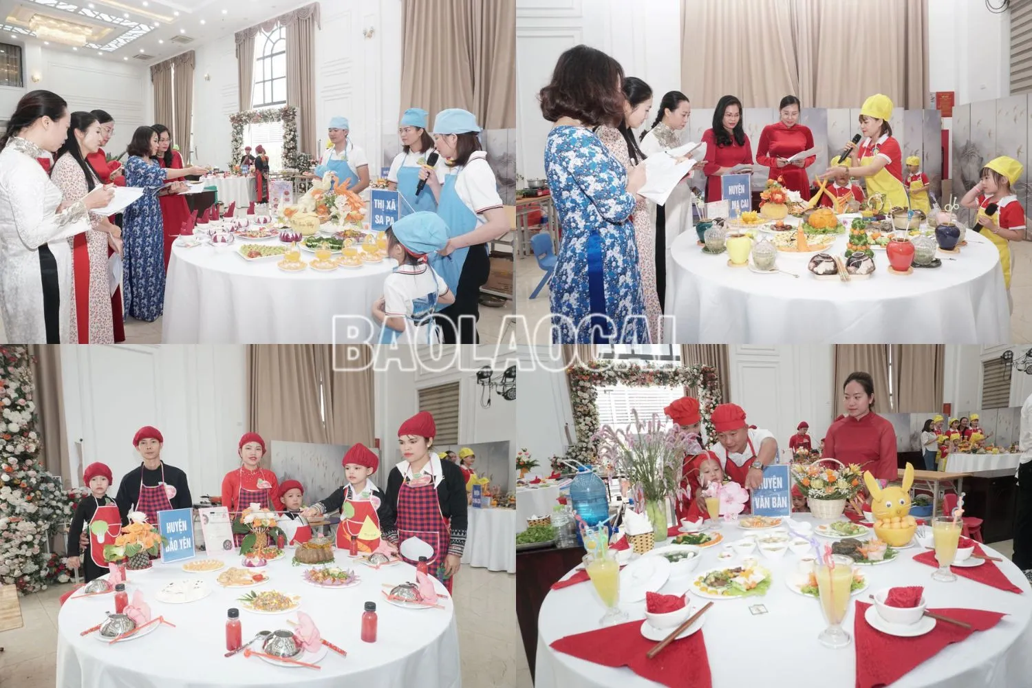 Các món ăn sáng tạo hấp dẫn trẻ em tại hội thi