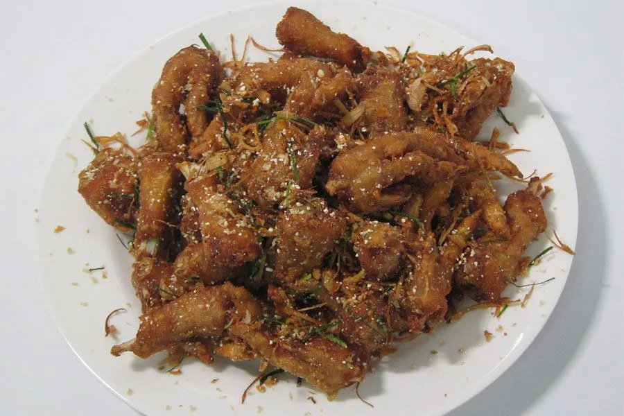 Gói gia vị gà rang muối HXC 50g với thành phần gạo nếp rang vàng