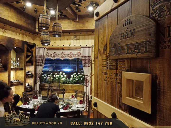 Hệ thống hầm rượu vang đa dạng tại Sông Cầu Quán Gò Vấp