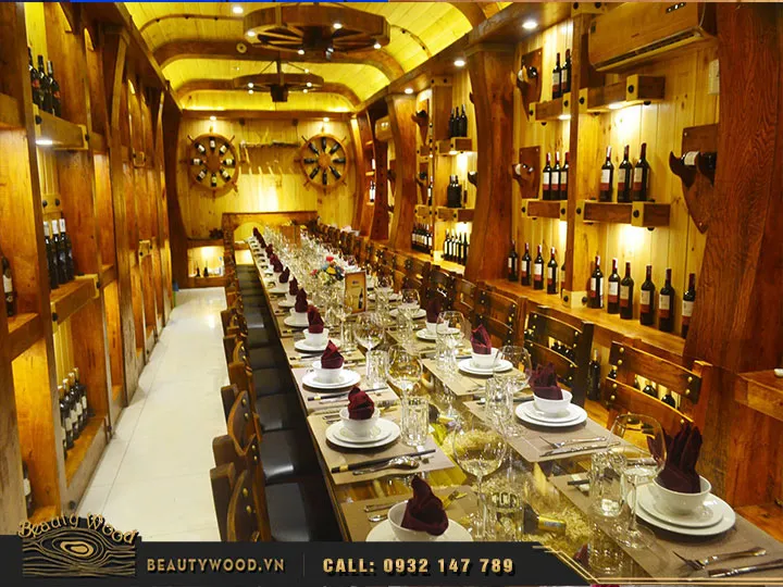 Kiến trúc châu Âu cổ điển tại nhà hàng AB Win Gò Vấp