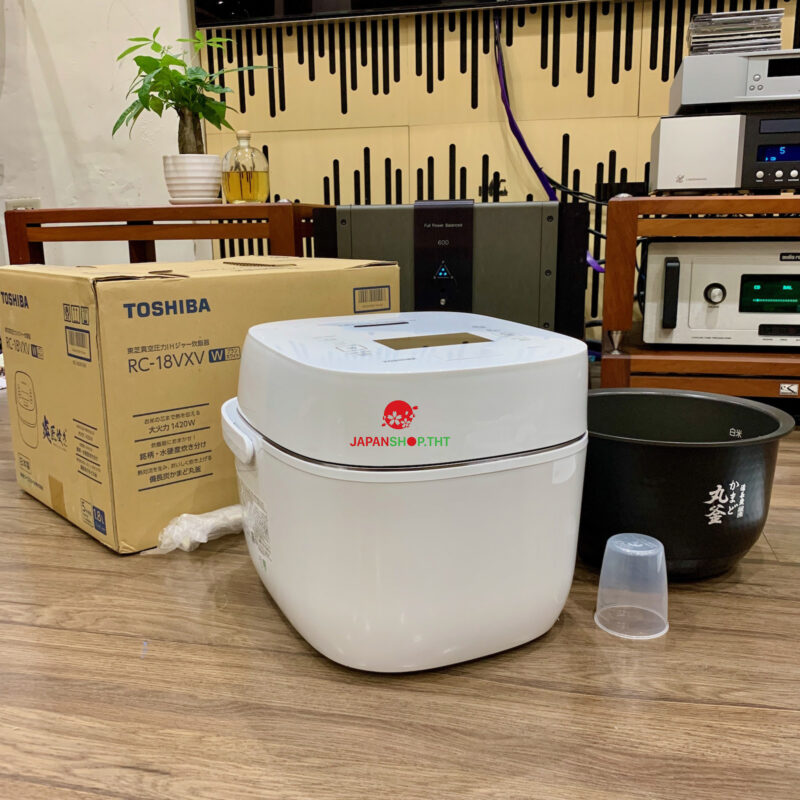 Nồi Cơm Điện Toshiba RC-18VXV: Chi Tiết Công Nghệ Cao Tần & Hút Chân Không