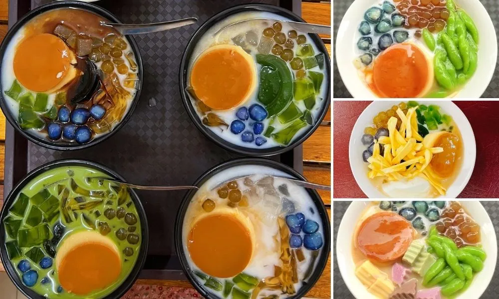 Mê mẩn với những bát chè sắc màu, ngọt thơm tại Chè Cẩm Thạch Chùa Láng