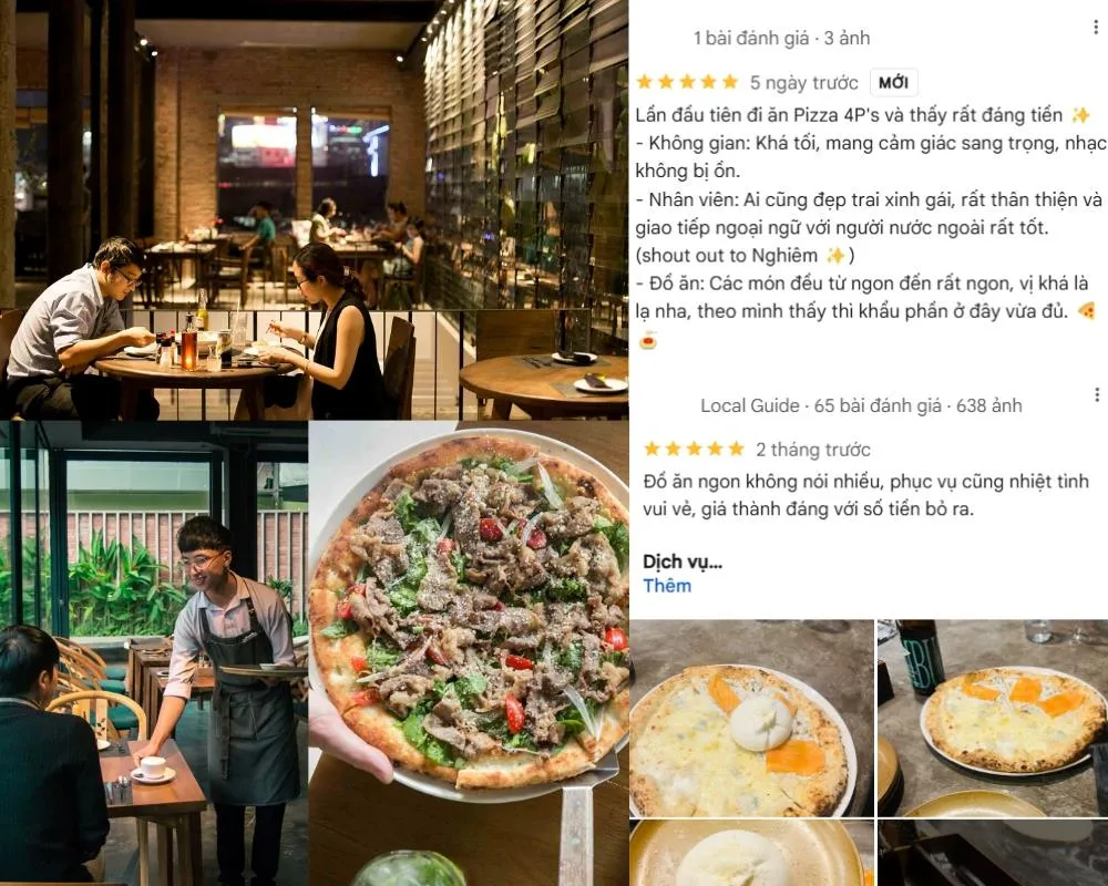 Team nghiện pizza chắc chắn đã từng ăn tối ở Quận 1 quán Pizza 4P's