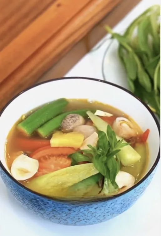 Canh chua chay rất tốt cho người ăn kiêng, cần giảm cân