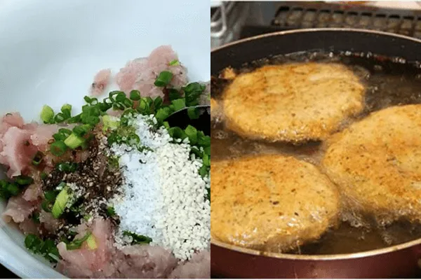 Chả cá chiên vàng giòn - linh hồn của món bánh canh