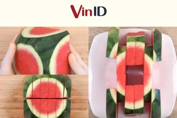 Trang trí dưa hấu hình xe hơi cho tiệc sinh nhật