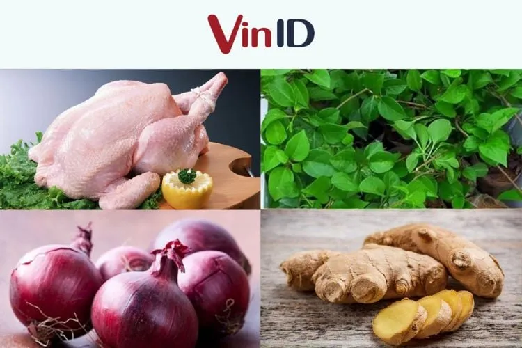 Nguyên liệu nấu món canh chua gà