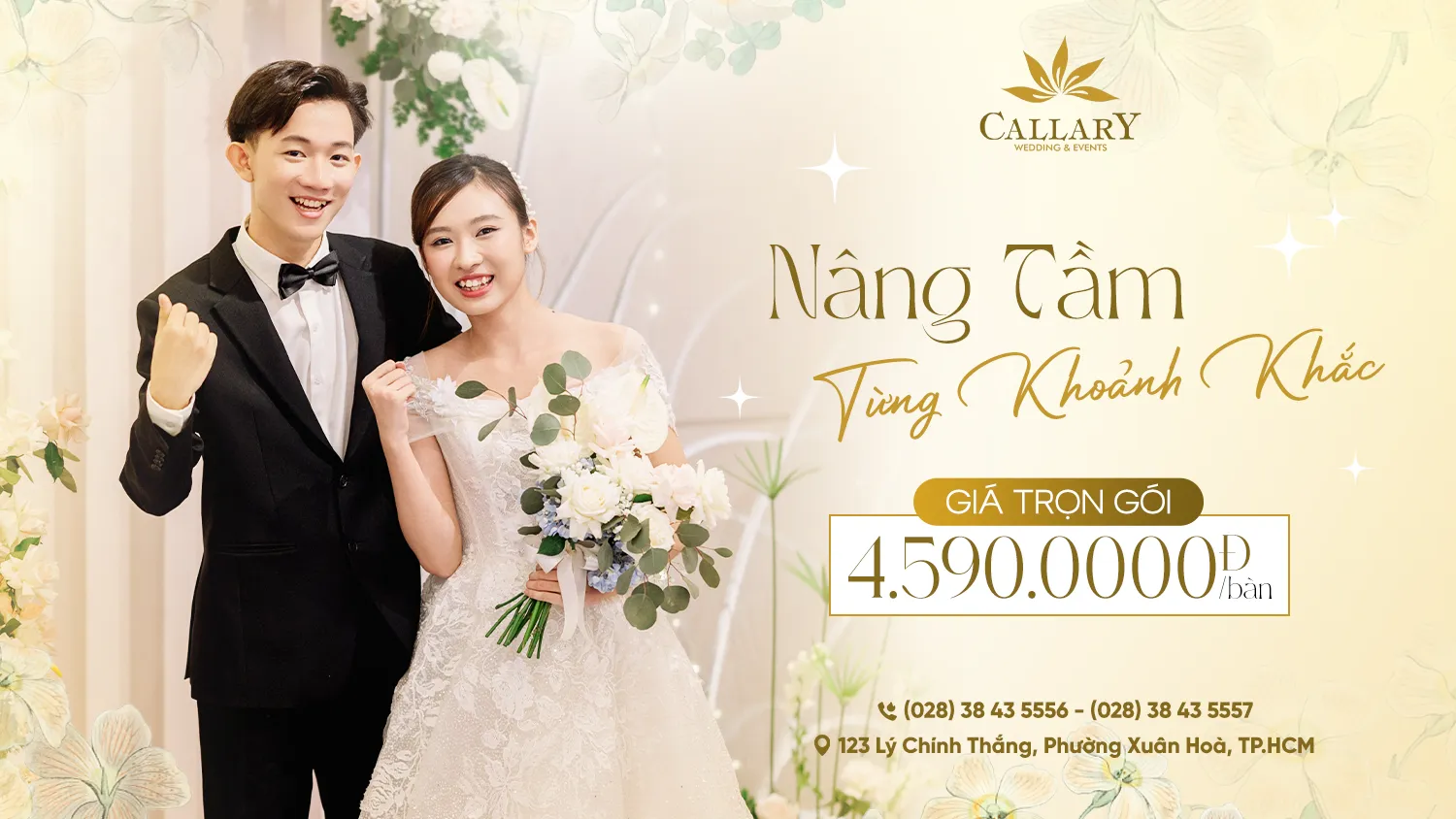 Dịch vụ cưới trọn gói đẳng cấp tại khu vực Lý Chính Thắng năm 2026