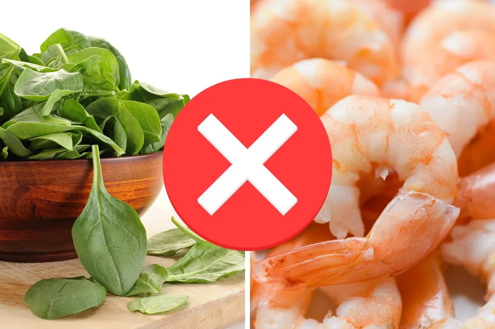 những món kỵ nhau cho bé ăn dặm