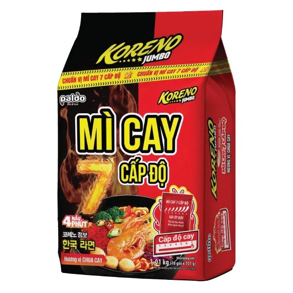 Mì Koreno Jumbo Cay 7 Cấp Độ Vị Chua Cay