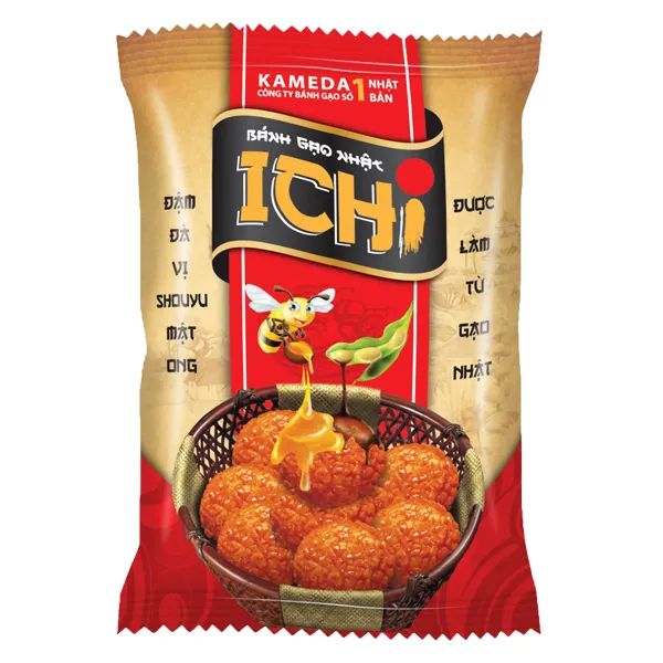 Bánh Gạo Nhật Ichi 180g vị mật ong Kameda giòn rụm